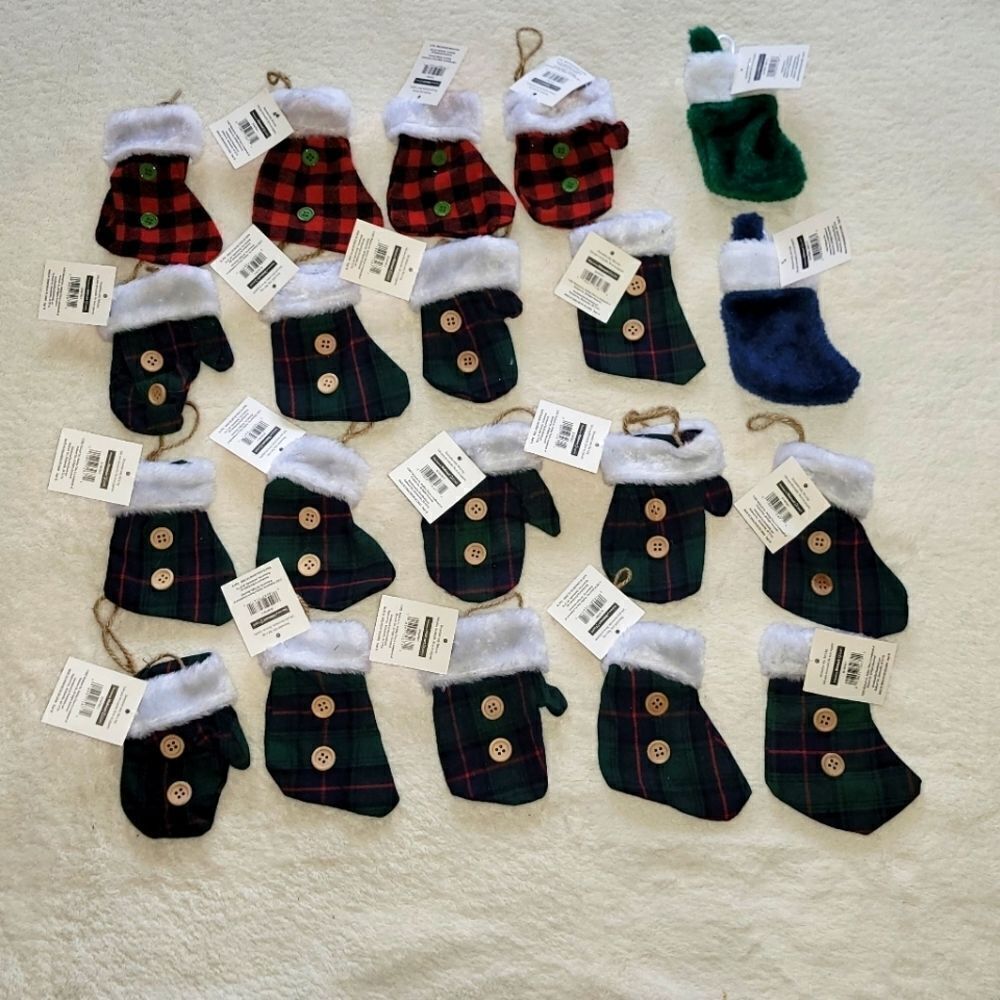 New Christmas mini stockings / ornaments